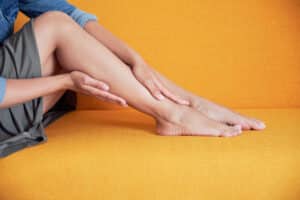 Woman with smooth legs after varicose vein treatment in Minneapolis